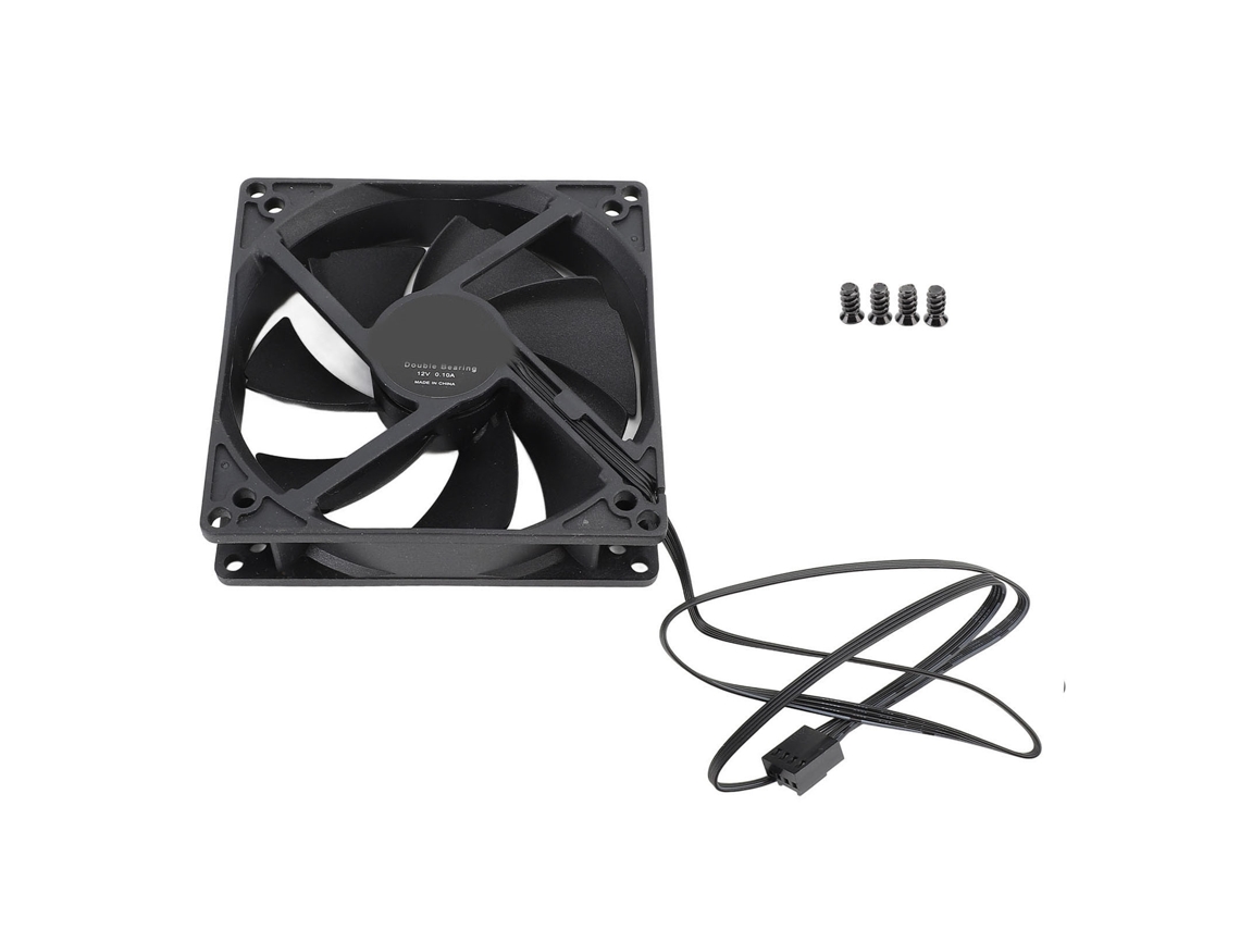 Ventoinha De Gabinete 100mm Pwm Dual Ball 4pin 1800rpm Controle De Temperatura Para Resfriamento De Pc