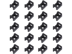 Abraçadeira De Nylon Para Cabos, Dupla Fixação, Impermeável E Durável (150 Unidades)-aquaforge