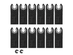 Conjunto De 14 Lâminas De Serra Multifuncional De Liberação Rápida Para Ferramentas Oscilantes, Acessórios Diy De Carpintaria