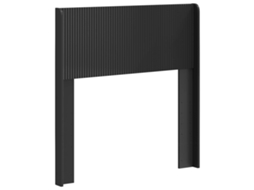 Conjunto 1 Cabeceira Vidaxl Preto Derivados De Madeira (75 Cm)