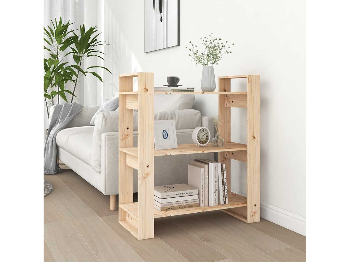 Vidaxl Estante/divisória De Ambiente 80x35x91 Cm Madeira Maciça Pinho