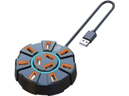 Hub Multiportas Usb-c Com Transferência Rápida De Dados Em 4k E