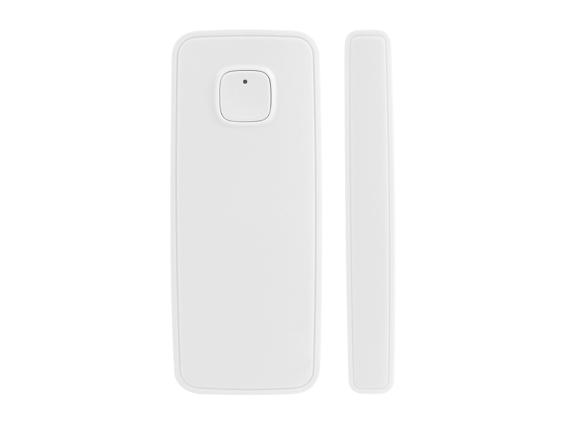 Sensor inteligente de porta wifi tuya com alarme anti roubo, compatível com alexa home e app | S/MARCA