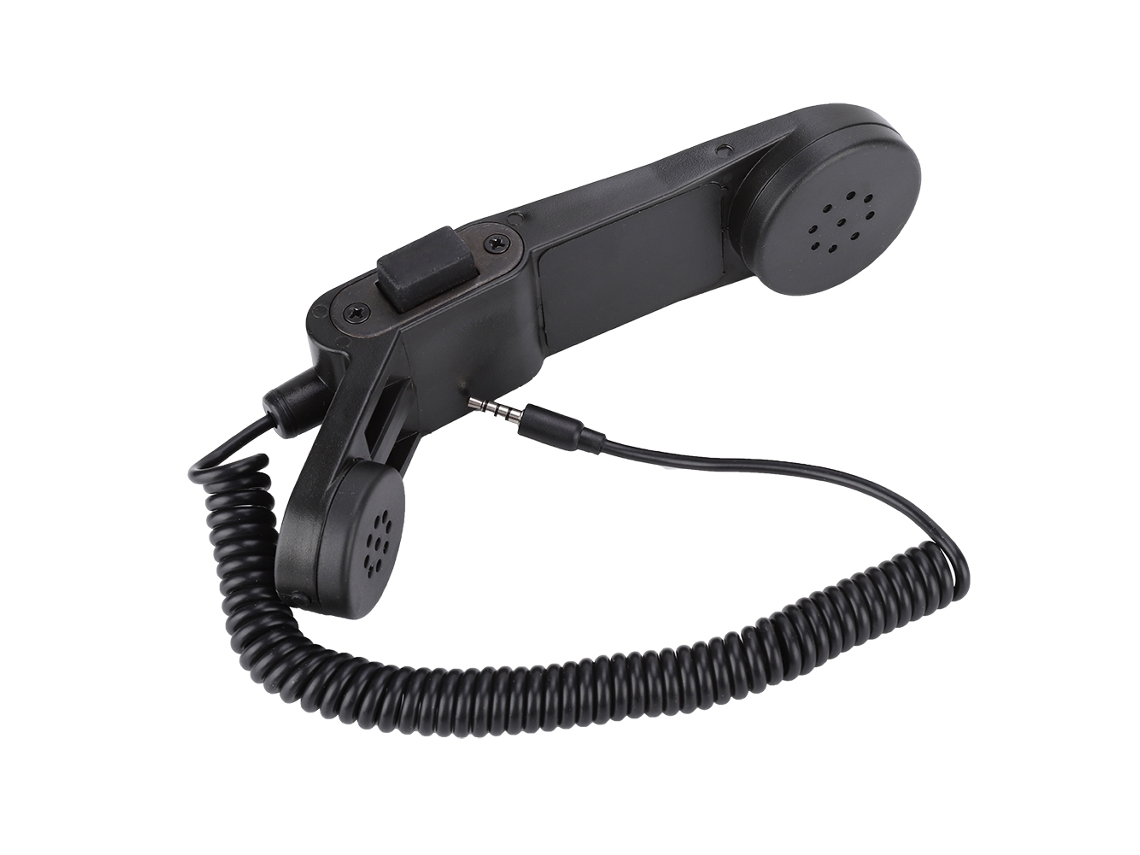 Aetheria microfone Rádio Militar Portátil Alto falante com Jack 3,5mm para Celular Inteligente