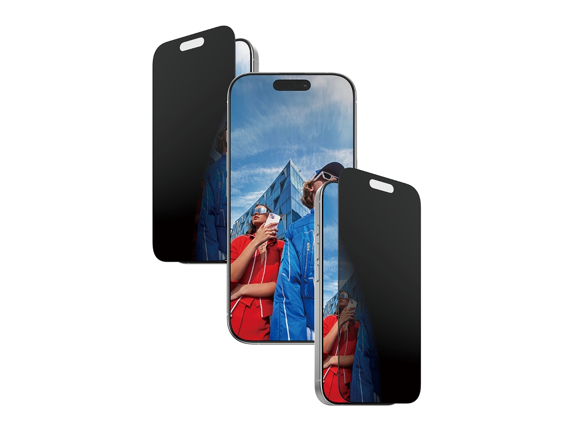 Protetor de Ecrã PANZERGLASS Privacy iPhone 17 / iPhone 16 Pro Ultra-Wide Fit com EasyAligner