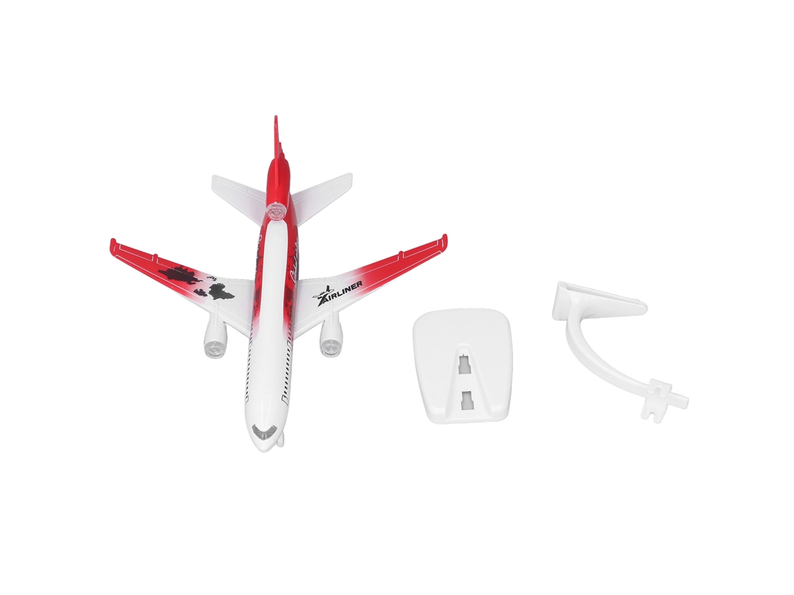 Mali modelo de Avião de Liga com Luz e Som Airliner para Decoração e Coleção