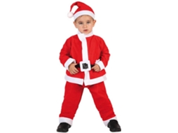 Fato Unisexo ATOSA Pai Natal para criança (Tam: 3-4 Anos)