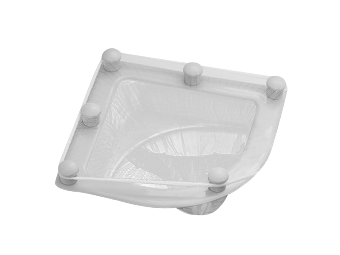 1 Conjunto De Suporte Triangular Para Ralo De Cozinha Com Filtro Descartável