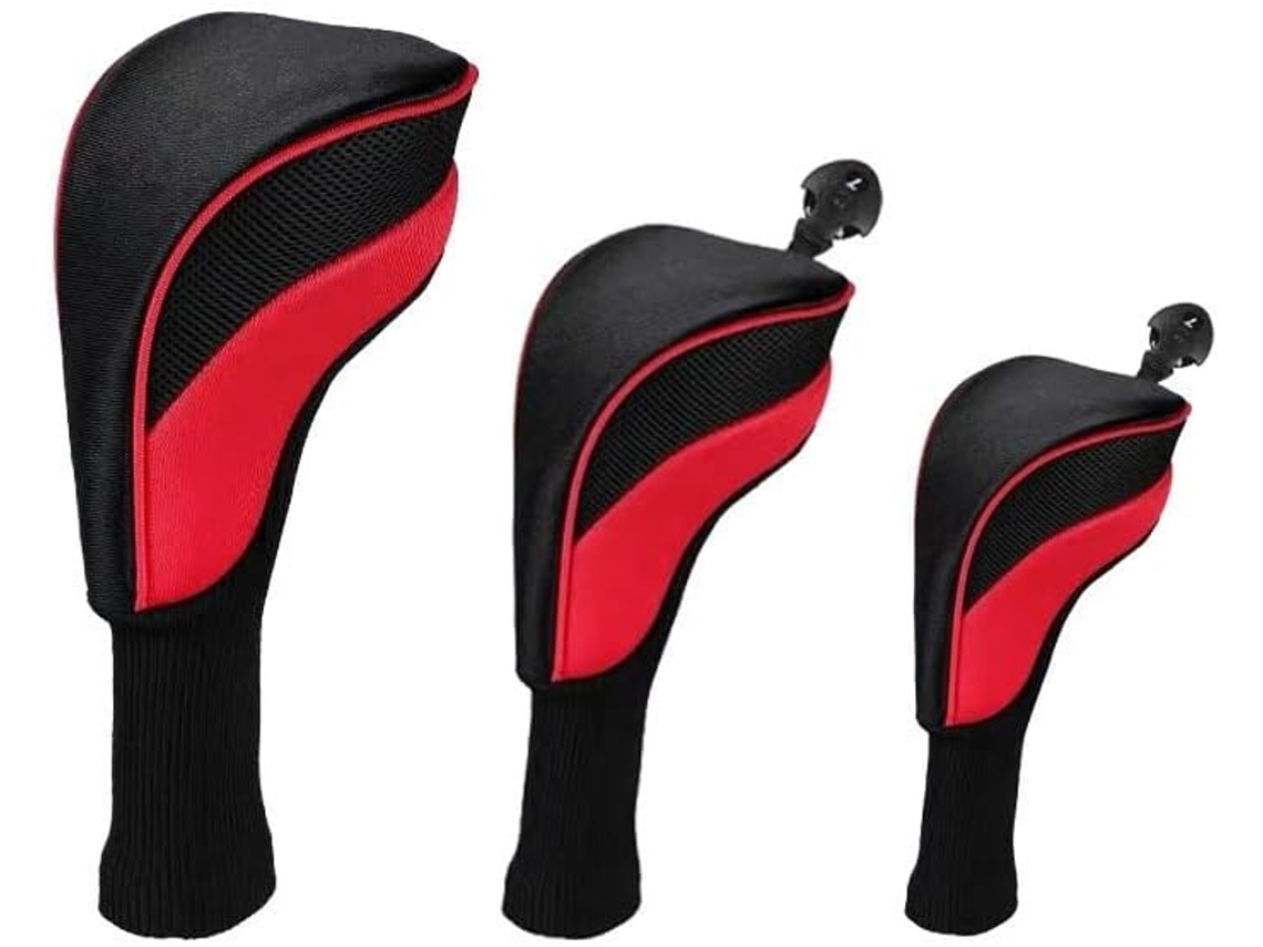Capacete para Tacos de Golfe, Compatível com Madeiras de Fairway e Híbridos Pilot, Conjunto de 3 Peças com Pro