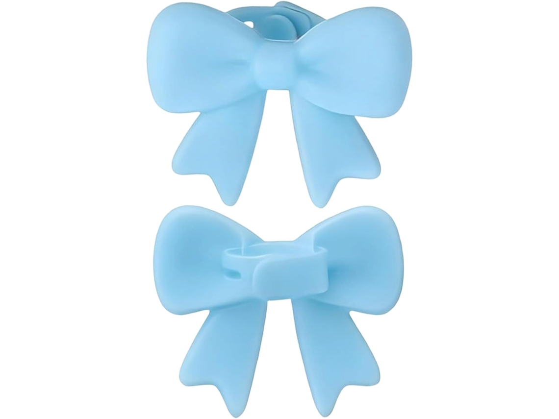 Decoração Genérica Para Capacete Laço 3d Em Silicone Acessório Cosplay 2 Unidades Capacetes, Ideal Para Festas