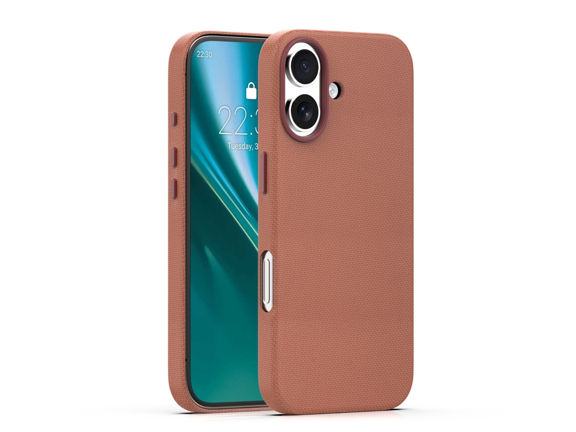 Capa Etteri Elegant Mag Para Iphone 17 6,3 Marrom
