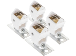 Kit Com 4 Travas De Cordão Para Persianas Romanas, Em Metal E Poliéster, Acessórios Para Cortinas, Compatíveis Com Persianas Verticais