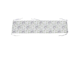 Mali bumper de Berço Bebê Protector Segurança Removível Algodão Padrão Coruja 131x30cm