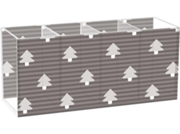 Porta canetas Acrílico Frodotgv para Mesa, Design Fofo de Árvore Natal, Dispensador Lápis Sala Aula, Porta pin