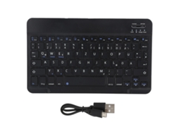Aetheria teclado Sem Fio Bluetooth 10 Polegadas Portátil Ultrafino para Tablet Celular Computador