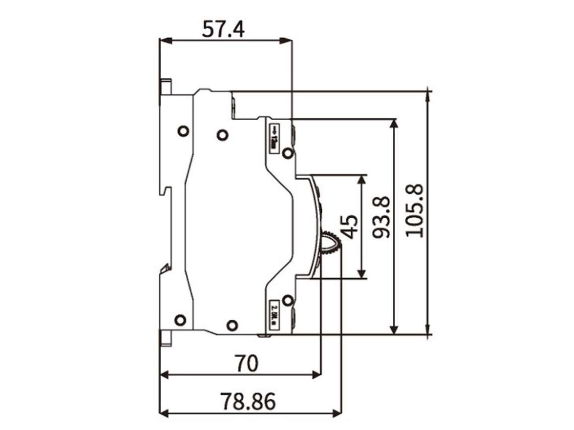 Laxiscreed Interruptor De Transferência Automática Dual Power 2p 63a Para Sistemas De Energia Backup