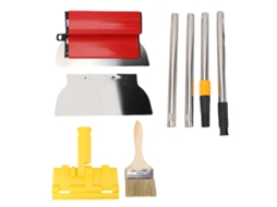 Laxiscreed Ferramenta De Nivelamento Com Raspador De Massa Em Aço Inoxidável Para Drywall