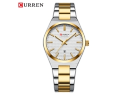 Relógio Feminino Simples, À Prova D'água, Com Calendário E Pulseira De Aço.