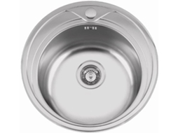 Lava Loiça RODI Pio Redondo Não Polido (Aço inox. - 17.5 x 51 x 51 cm)
