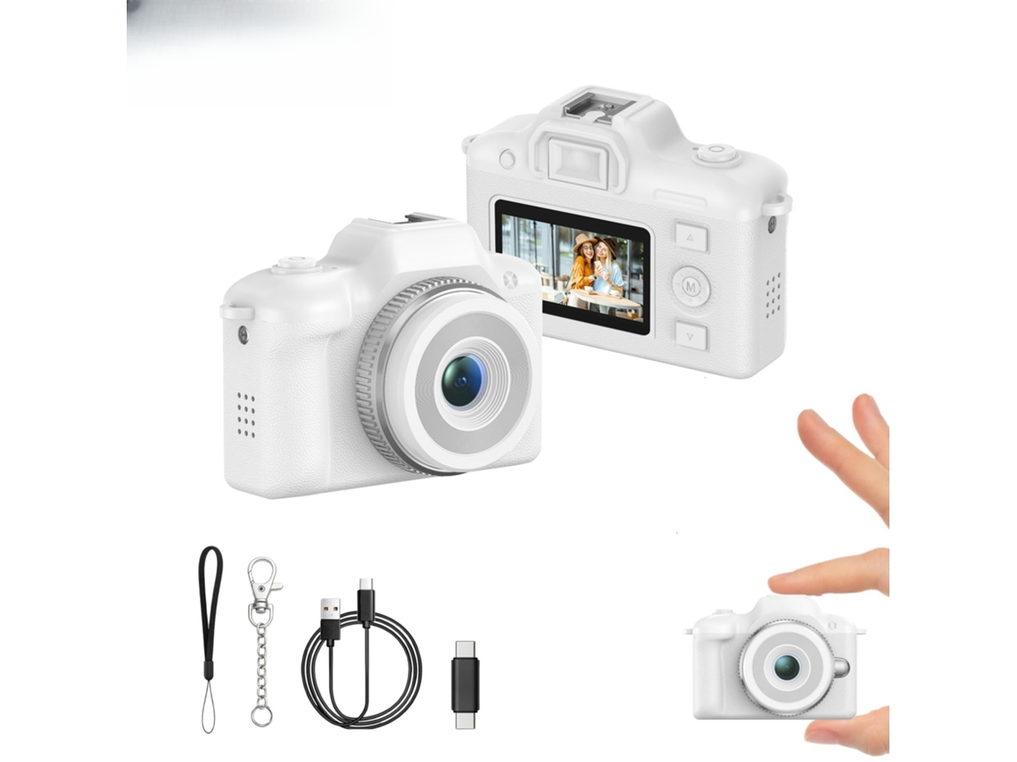Câmara de Bolso 2mp 1080p,chaveiro Digitaladaptador Otg, para Crianças Branco HEXINYIGJLY