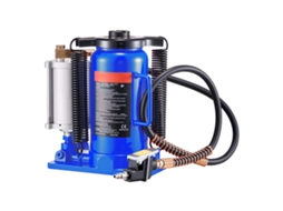 Macaco Hidráulico de Garrafa, Capacidade 20 T, Faixa Elevação 260 495 Mm, Pneumático/manual, Resistente, Soldado, com Bomba para Automóveis