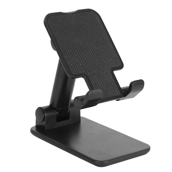 Suporte De Mesa Ajustável, Suporte Dobrável Com Espelho Para Celular E Tablet, Preto