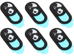 Conjunto De 6 Capas Ultrafinas Em Abs Com Design De Desenho Animado Para Webcam.