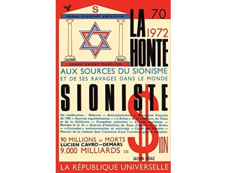 Livro La Honte Sioniste De Lucien Cavro-demars (francês)