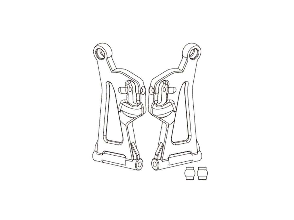 16230 Assento de Direção Mjx 14210 Carro Rc Braço Oscilante Diant/tras Assento Direção Suporte Peças 14210b 14220b 16230 14240b 14250b 16260 MDUG