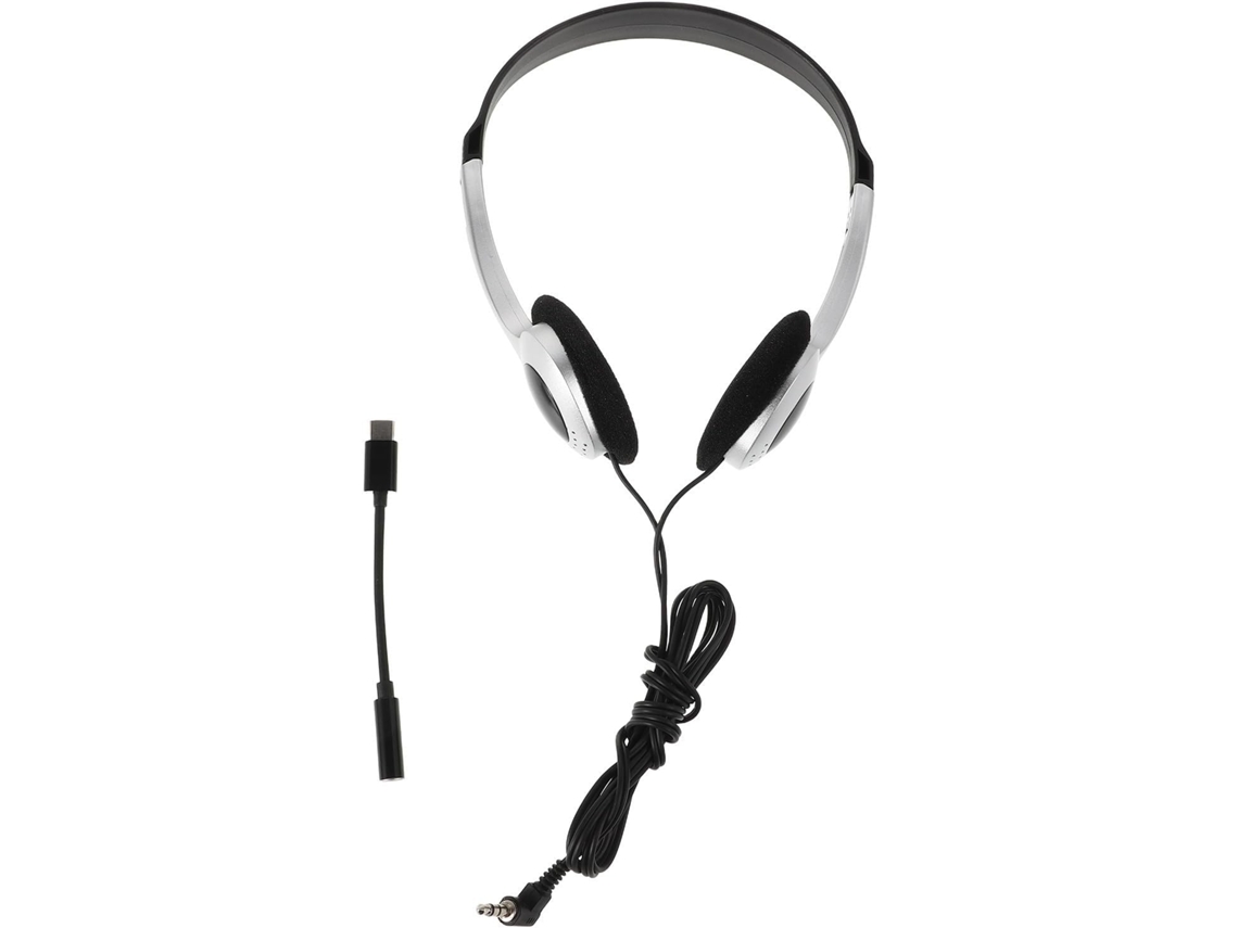 Fones de ouvido retrô vintage com fio, leves e intra-auriculares com cabo de 3,5 mm.