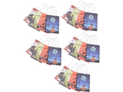 20 Sacolas De Papel Coloridas Para O Halloween, Mini Sacolas Para Doces, Festas E Comemorações Gokoco