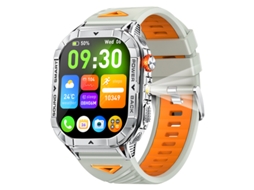 Smartwatch K70a Com Tela Amoled Hd De 2,13", 20 Modos Esportivos, Monitor De Frequência Cardíaca E Spo2, Ip68 (prata)