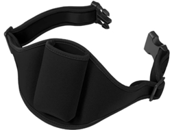 Cinto para Microfone BRILVIBERA com alça antiqueda, suporte de neoprene