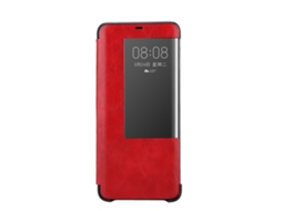 Capa LAXISCREED Smart Sleep Huawei Mate 20 Pro Vermelha
