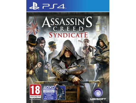 Jogo PS4 Assassin's Creed Syndicate — Ação/Aventura / Idade Mínima Recomendada: 18
