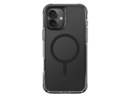 Capa Fumo para iPhone 16 UNIQ Pele Sintética Preto