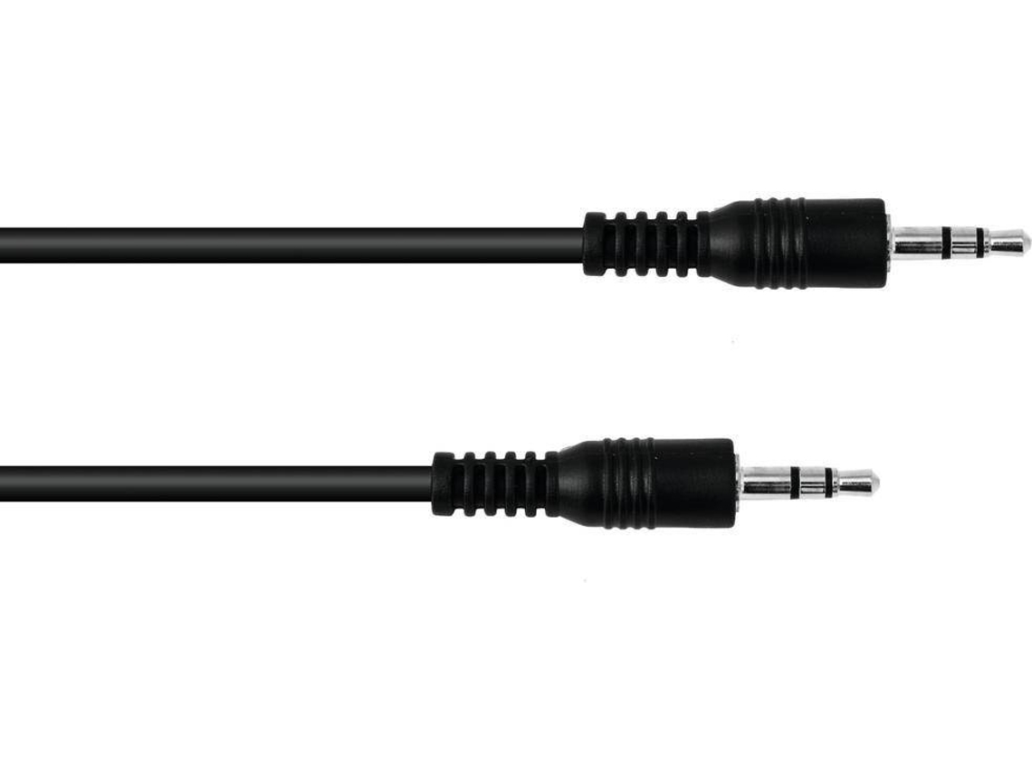 Cabo Jack OMNITRONIC 3.5 Stereo 1.5m bk