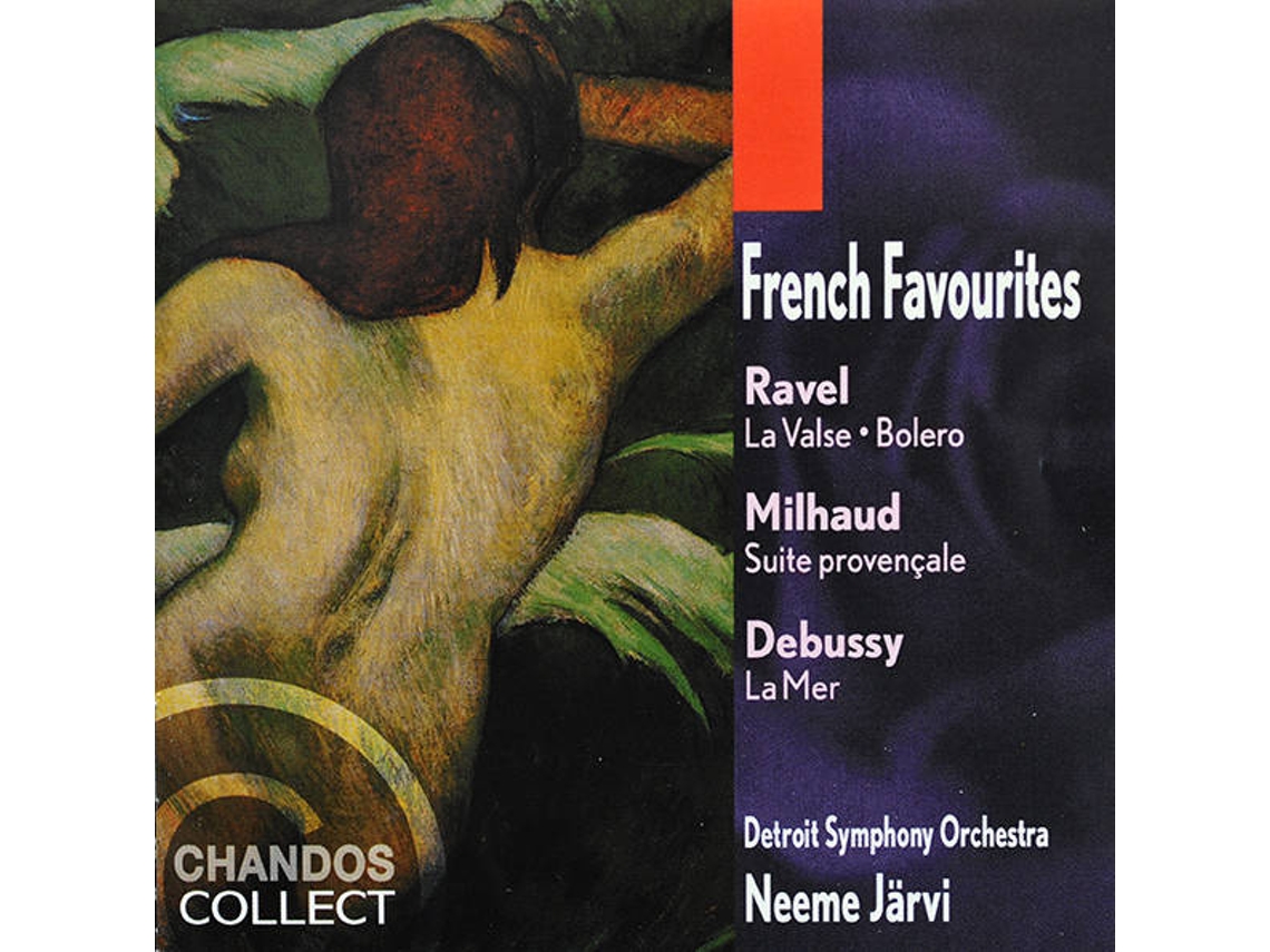 CD Ravel, Milhaud, Debussy, Neeme Järvi, Detroit Symphony Orchestra - French Ep Collection (1CDs)