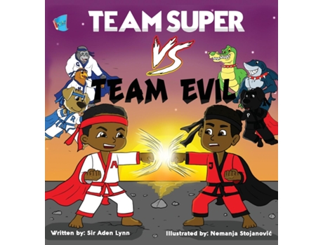 Livro Team Super Vs. Team Evil De Aden Donaldson (inglês)