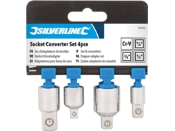 Conjunto de Adaptadores para Chaves de Caixa SILVERLINE 793755 - 4 peças