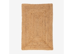 Sklum Felpudo Retangular 60x90 Cm Em Juta Natural Airo Juta                              Yute