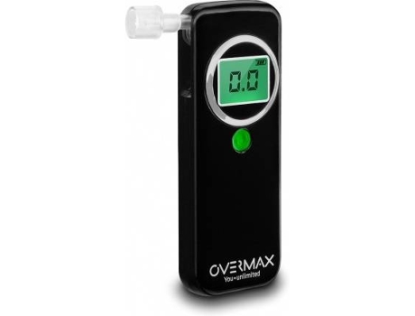 Alcoolímetro OVERMAX OV-AD-02 (Preto)