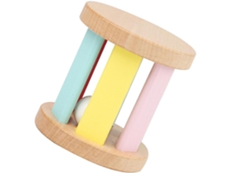 Brinquedo Montessori De Madeira Enrolável Para Bebês, Tamanho Único, Musical Para Despertar O Bebê.