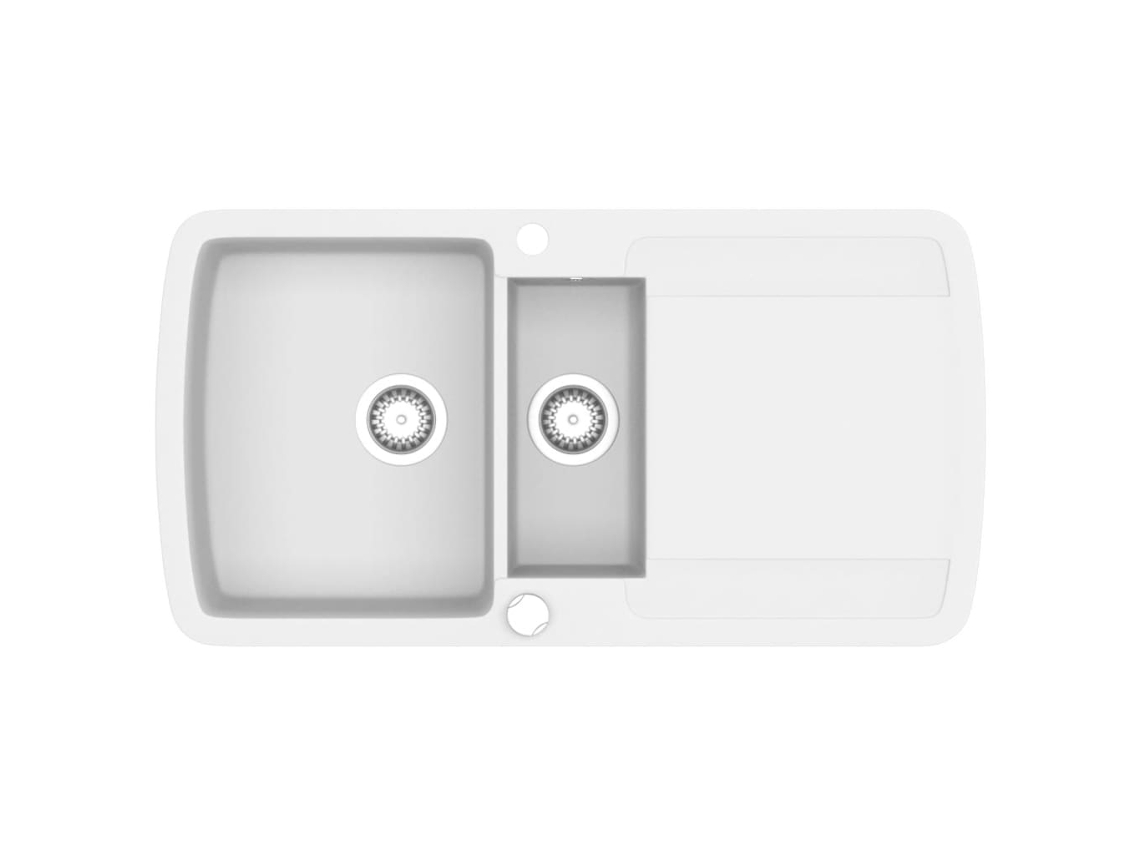 Kitchen Sink, Kitchen Sinks Vidaxl Branco Granito (n/a)