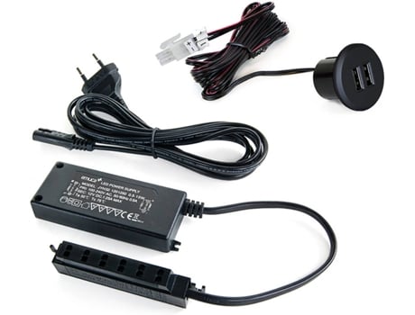 Conector Redondo Plugy  2 Entradas USB