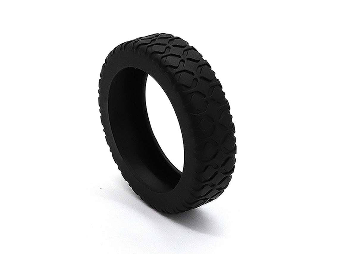 Protetor Para Rodas De Mala, Em Silicone, Cor Preto, Redução De Ruído, Antiderrapante, Proteção Contra Desgaste E Impactos Em Viagem