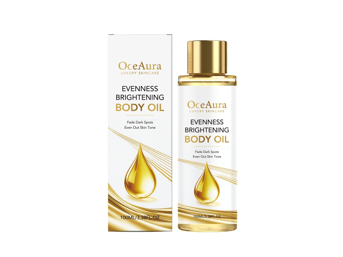 Óleo Corporal Oceaura da LAXISCREED com Efeito Iluminador e Hidratação Completa