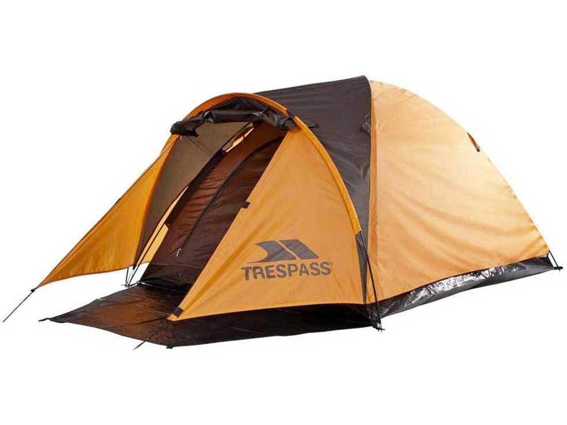 Tenda de Campismo TRESPASS Tarmachan (2 Pessoas - Laranja)