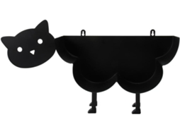 Porta-papel Higiênico De Ferro Preto Em Formato De Gato, Suporte Decorativo Para Mesa |
