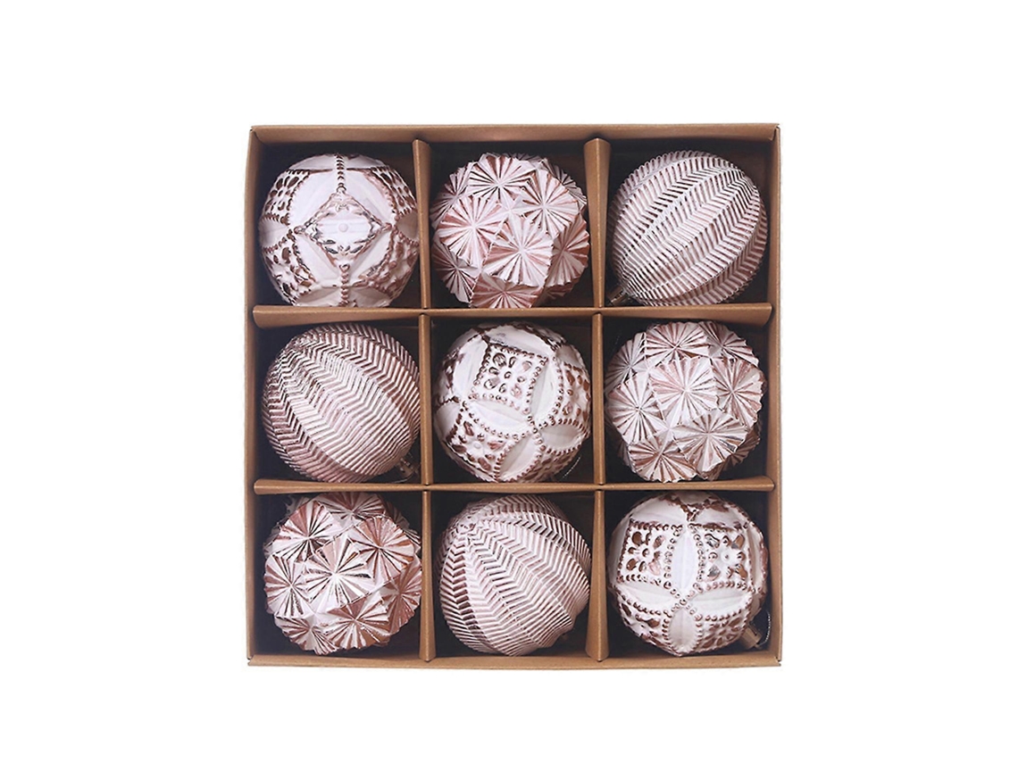 Peças De Bolas De Natal Brancas Para Árvore De Natal, Bolas Penduradas, Multicoloridas, Para Festa Olysi Shop